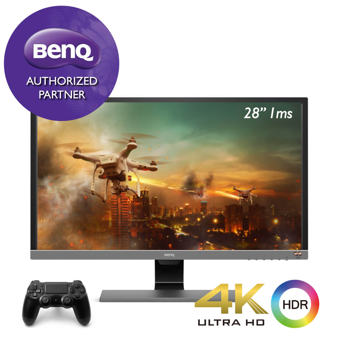 Pick up blade Gooey bold BenQ EL2870U 4K HDR 1ms 28 inch 28" Best for PS4 Pro & Xbox One X 1ms Fast  Response Time Gaming Eye Care Monitor | Pakistan