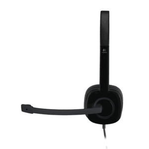 Logitech H151 Analog Stereo Headset with Boom Microphone (981-000587) - Image 2