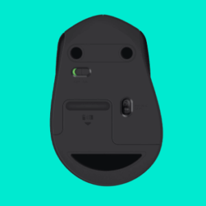 Logitech M331 Silent Plus Wireless Mouse - Black - Image 3