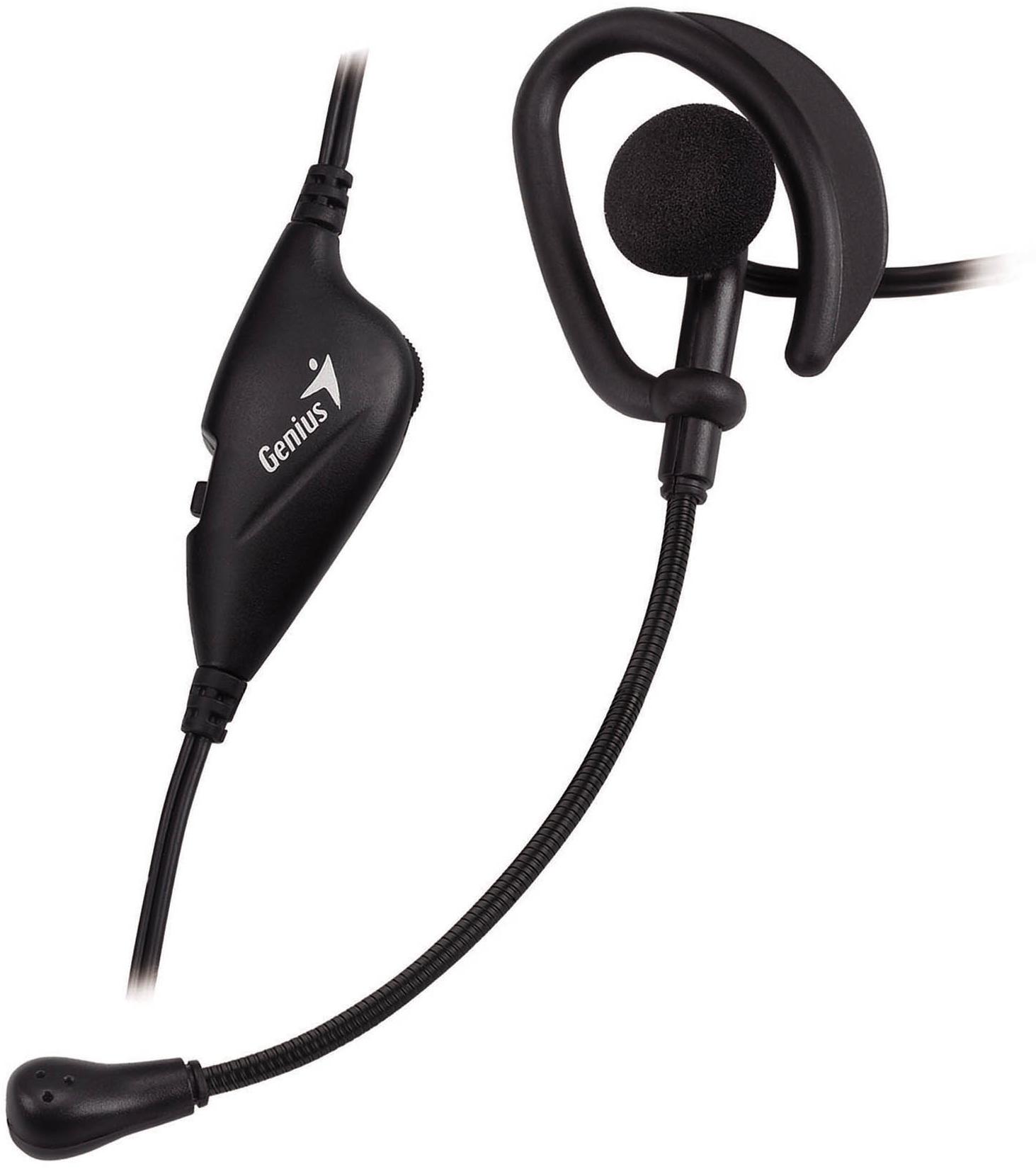 Genius HS-105 Single Clip-on VoIP Headset | EaseTec