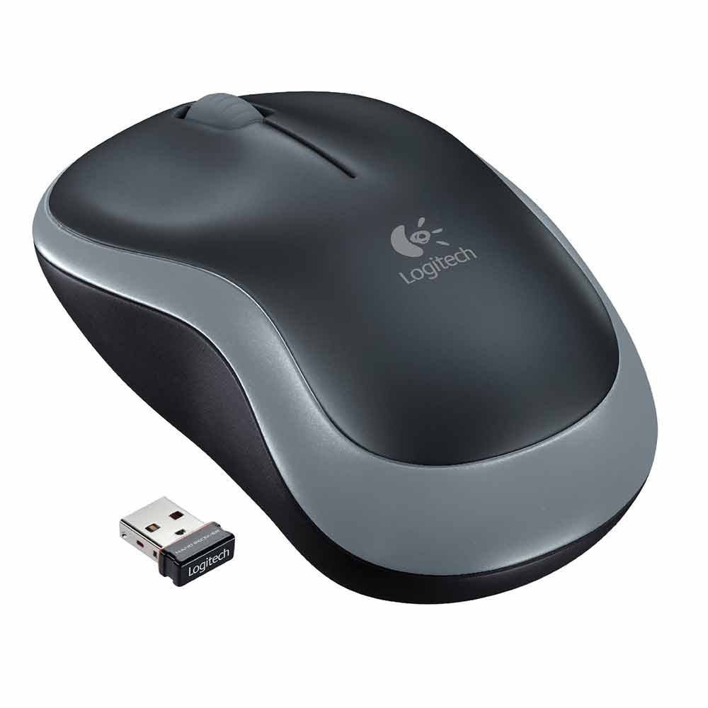 Logitech Wireless Mouse M185-Swift Gray Pakistan