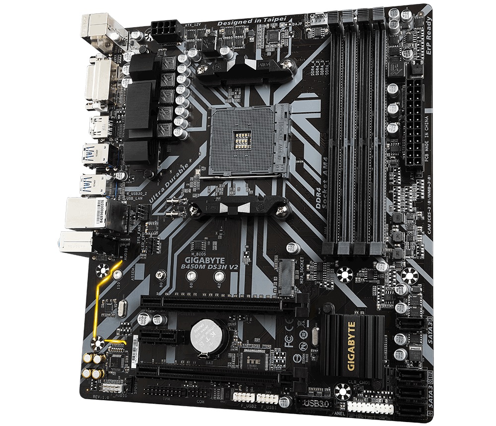 Gigabyte B450M DS3H V2 AMD Ultra Durable Motherboard Pakistan