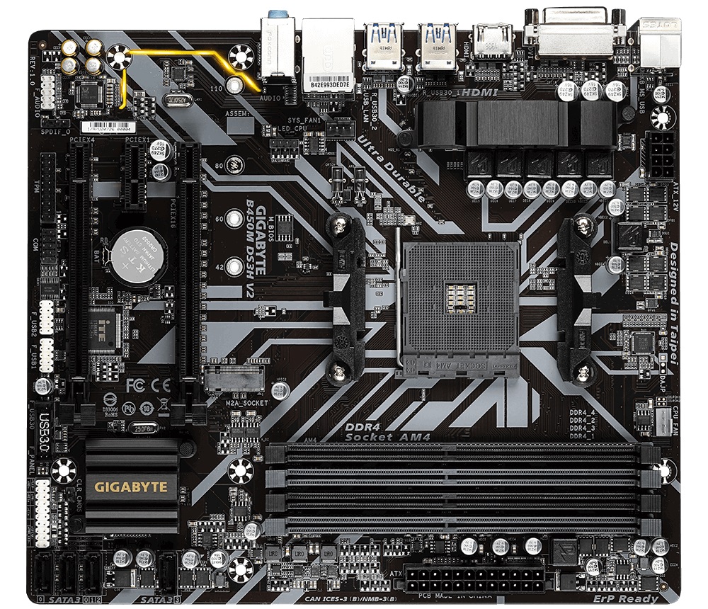 Gigabyte B450M DS3H V2 AMD Ultra Durable Motherboard Pakistan