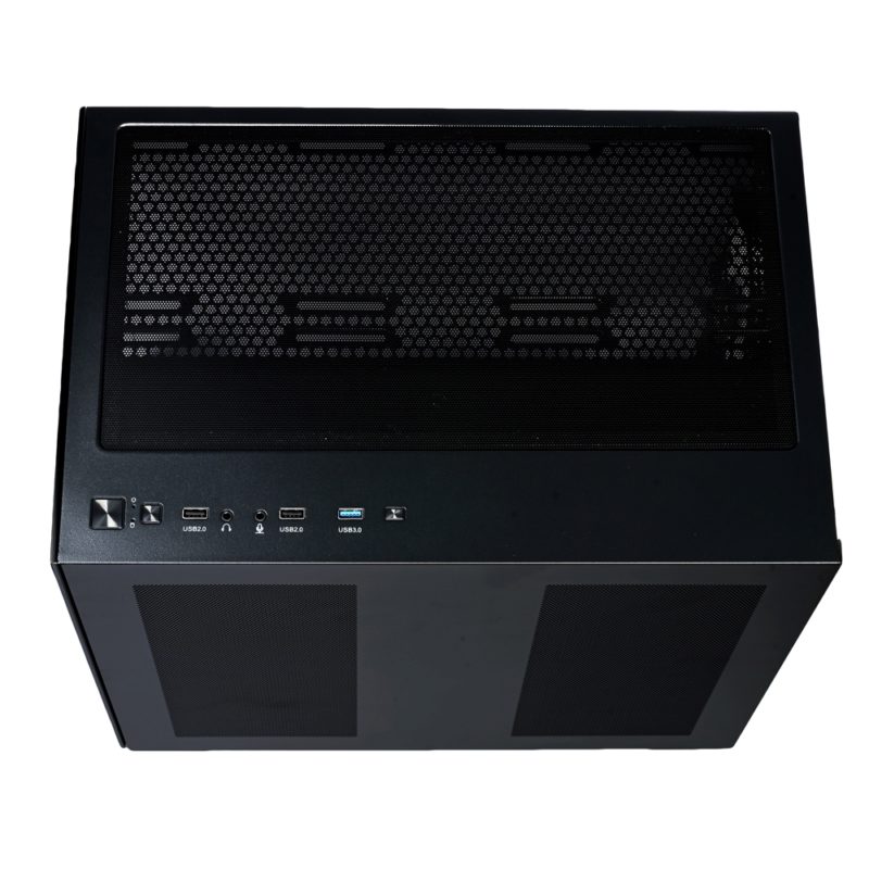 EASE EC124B Tempered Glass Gaming Case-Black