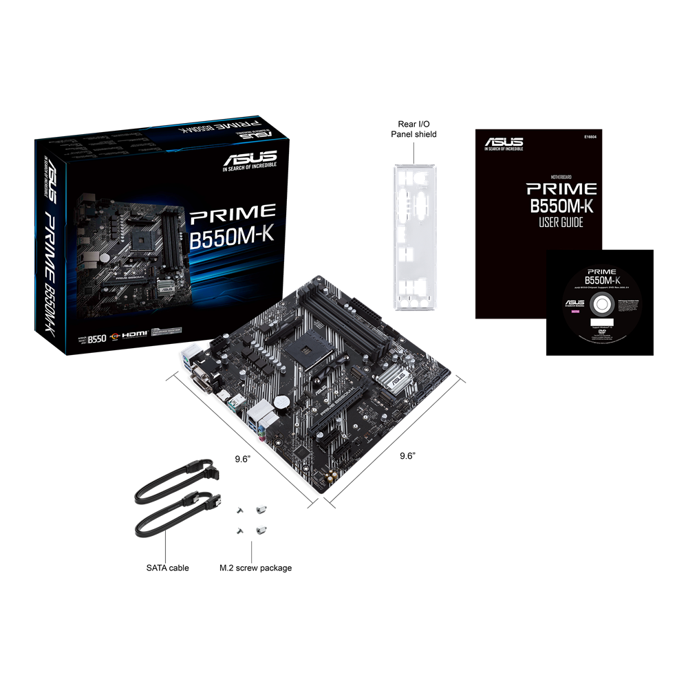 Asus Prime B550m K Am4 Micro Atx Motherboard Easetec