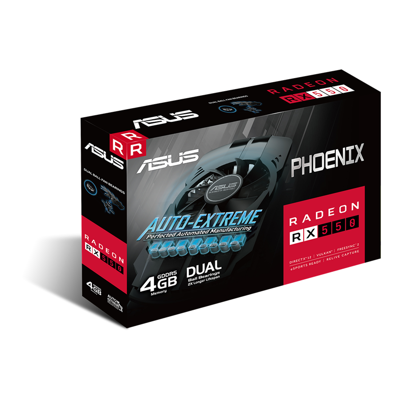 Asus AMD VGA PH-RX550-4G-EVO Graphic Card