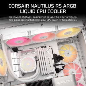 Corsair Nautilus 360 RS ARGB Liquid Cooler White PI 2