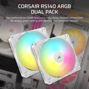 Corsair RS140 140mm Fan White PI 2