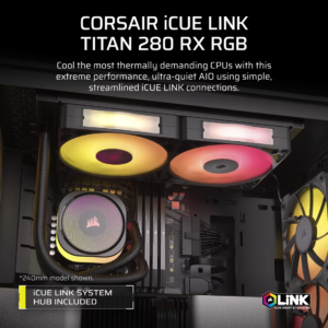 Corsair iCUE Titan 280 Liquid Cooler PI 2