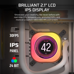 Corsair iCUE Titan 360 RX LCD white PI 4