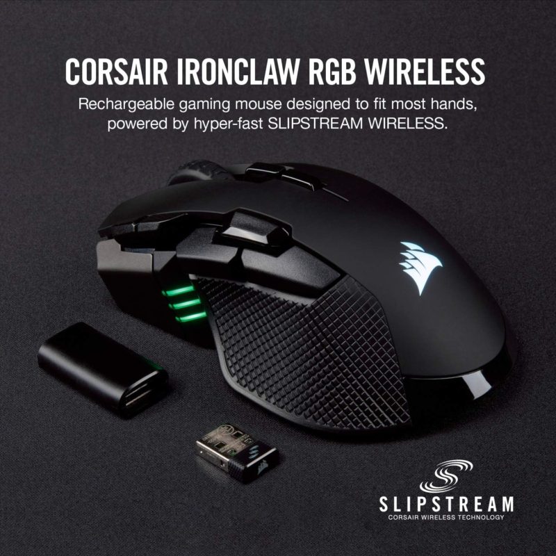 corsair ironclaw rgb wireless gaming mouse ap 1