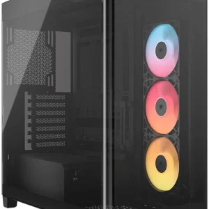 CORSAIR FRAME 4500X RS-R ARGB Panoramic Glass Mid-Tower PC Case – Panoramic Glass Exterior – InfiniRail (Arriving soon) - Image 2
