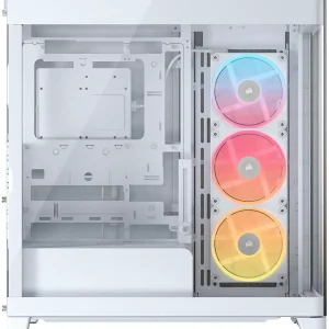 FRAME 4500X LX-R RGB iCUE LINK Panoramic Glass Mid-Tower PC Case - White - Image 2