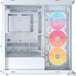 FRAME 4500X LX-R RGB iCUE LINK Panoramic Glass Mid-Tower PC Case - White - Image 4