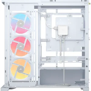 FRAME 4500X LX-R RGB iCUE LINK Panoramic Glass Mid-Tower PC Case - White - Image 5