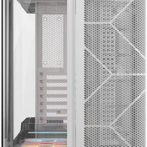 AIR 5400 RS-R ARGB Triple Chamber Mid-Tower PC Case - White - Image 2