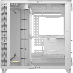 AIR 5400 RS-R ARGB Triple Chamber Mid-Tower PC Case - White - Image 4