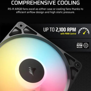 RS120-R ARGB 120mm PWM Reverse Fans Triple Pack - Image 4