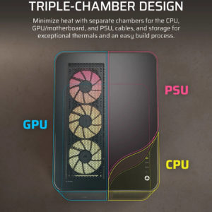 AIR 5400 RS-R ARGB Triple Chamber Mid-Tower PC Case (Arriving soon) - Image 4