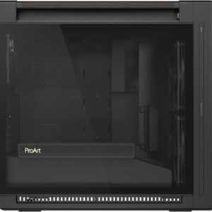 ASUS ProArt PA602 Wood Edition Modern Black E-ATX PC Case with Tempered Glass,Front Panel IR dust Indicator, Power Lock, - Image 6