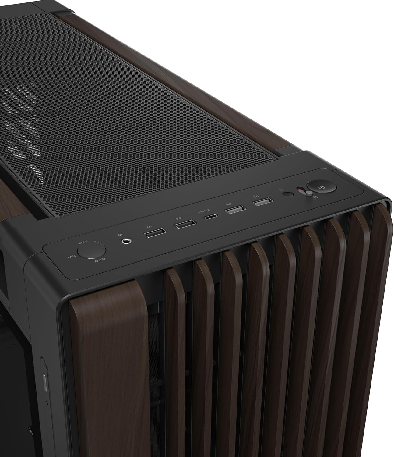 ASUS ProArt PA602 Wood Edition Modern Black E-ATX PC Case with Tempered ...