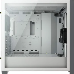 Corsair 5000D Tempered Glass Mid-Tower ATX PC Case White - Image 4
