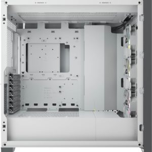 Corsair iCUE 5000X RGB Mid Tower Gaming Case - White - Image 4