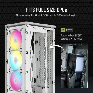 Corsair 2000D RGB Airflow Mini-ITX PC Case - White - Image 5