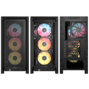 Corsair FRAME 4000D LCD RS ARGB Premium Mid-Tower PC Case - Black - Image 5