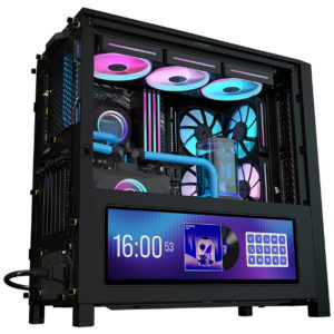 Corsair FRAME 4000D LCD RS ARGB Premium Mid-Tower PC Case - Black - Image 3