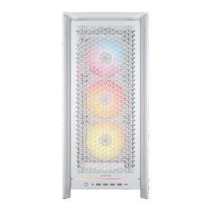 FRAME 5000D RS ARGB High-Airflow Mid-Tower PC Case - White - Image 4