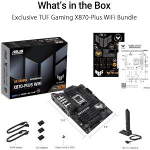 Asus Tuf Gaming X870-Plus Wifi DDR5 AMD AM5 ATX Motherboard - Image 4