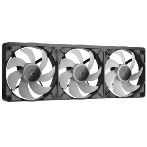 iCUE LINK RX360 II Unified Frame RGB 360mm PWM Fans with iCUE LINK System Hub - Black - Image 4